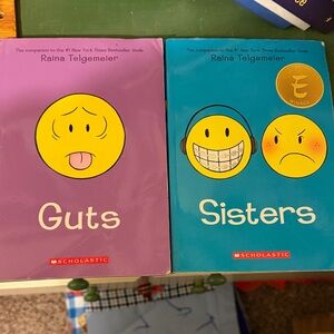 Scholastic Graphic Novels - Guts in Purple & Sisters in Blue